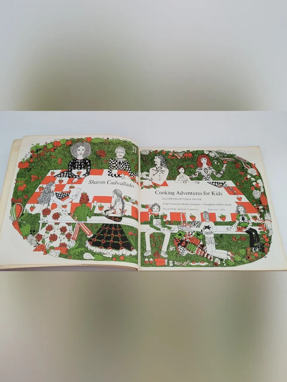 Vintage Cooking Adventures for Kids by Sharon Cadwallader, 1974, First Printing